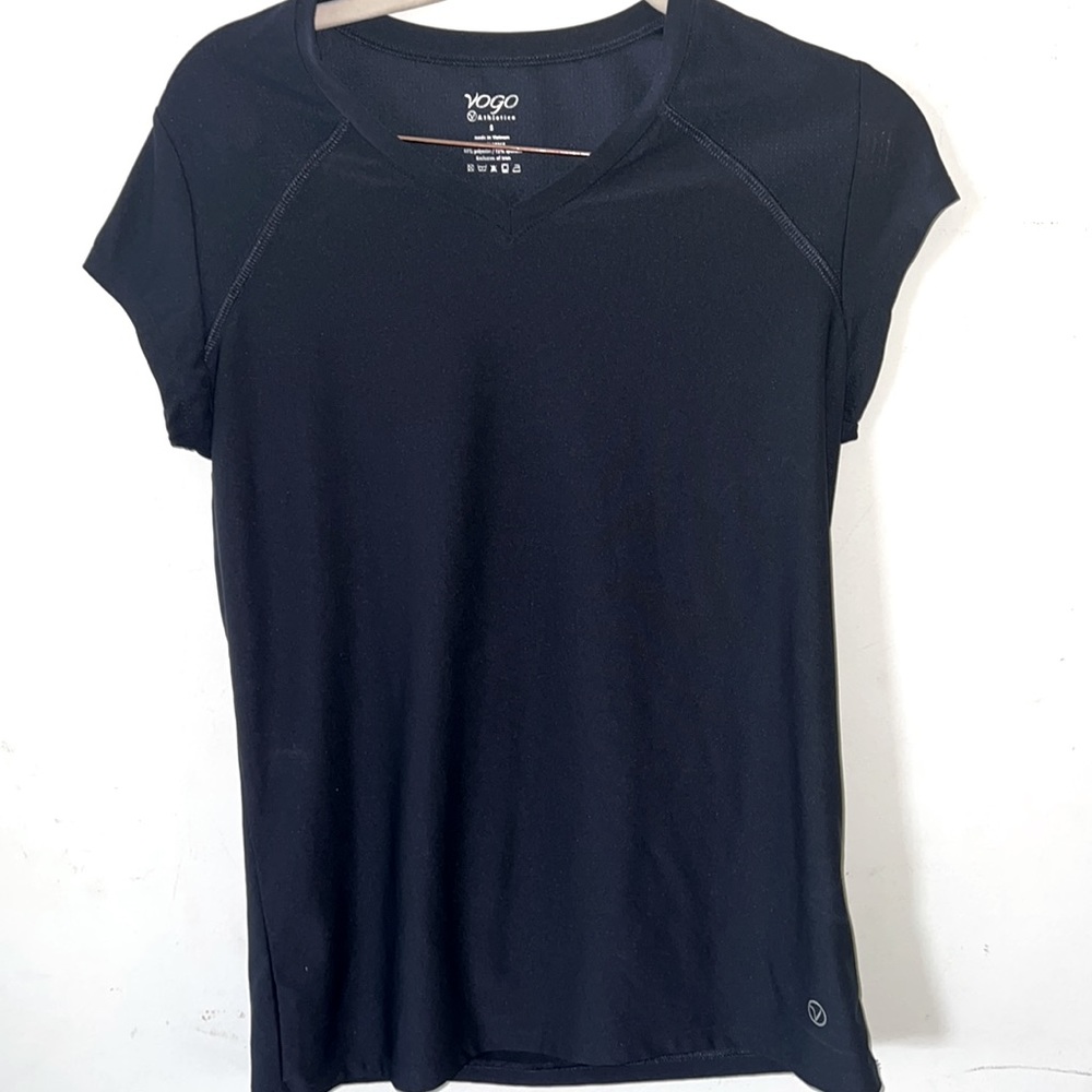 Vogo Athletica Black Tee Shirt Sz Small